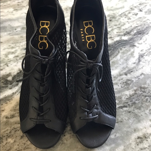 BCBG Black High Heel Booties - Picture 2 of 4